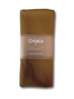Tissu en gabardine uni Domotex - 200 x 150 cm - Havane
