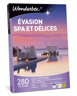 Coffret cadeau Wonderbox - Evasion spa et délices