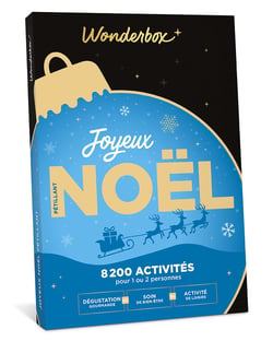 Coffret cadeau Wonderbox - Joyeux Noël pétillant