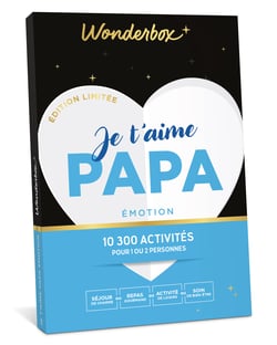 Coffret cadeau Wonderbox - Je t'aime papa