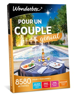 Coffret Cadeau Wonderbox - Pour un Couple Génial - 2 personnes 