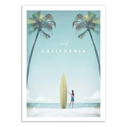 Affiche 30 x 40 cm - Visit california