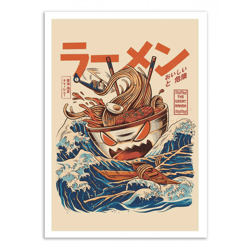 Affiche 50 x 70 cm - Great Ramen of Kanagawa