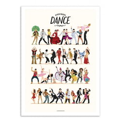 Affiche 50 x 70 cm - Everybody dance now