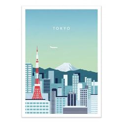 Affiche 50 x 70 cm - Tokyo