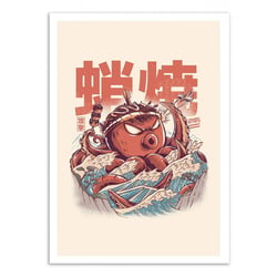 Affiche 30 x 40 cm - Takoyaki attack