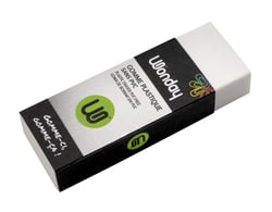 Gomme rectangulaire Wonday - Blanche