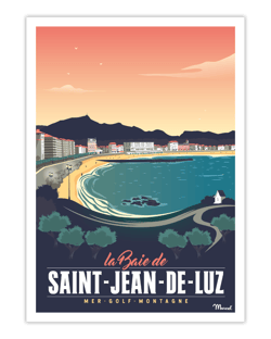 Affiche Saint-Jean-de-Luz - Sainte Barbe - 50 x 70 cm