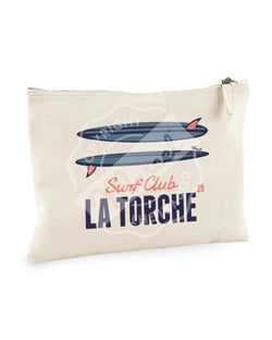 Pochette "jeannette" -  bleue - surf club