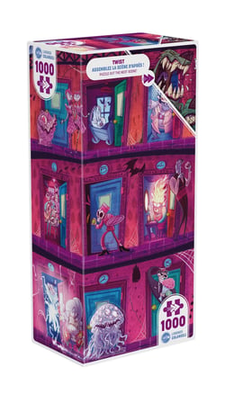Puzzle 1000 pièces Iello - Twist - Hellton Palace
