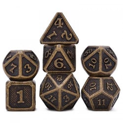 Set de dés Epic Forge - Solid Gold