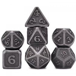 Set de dés Epic Forge - Solid Silver