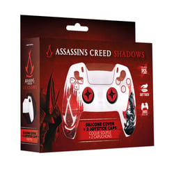 Coque Silicone + grips Manette Just For Games -  AC shadows