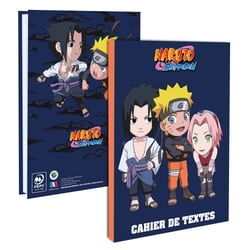 Cahier de texte 2024/2025 La Plume Dorée - 15,5 x 21,5 cm - Naruto Shippuden