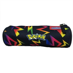 Trousse ronde 1 compartiment La Plume Dorée - Noir - Pokémon