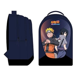 Sac à dos La Plume Dorée - Noir - Naruto Shippuden - 3 compartiments
