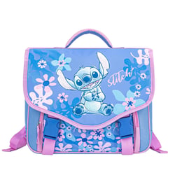 Cartable La Plume Dorée Stitch - Lilo et Stitch - 2 compartiments