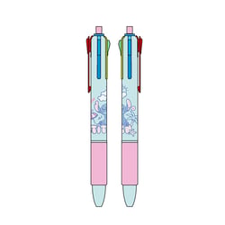 Stylo 4 couleurs La Plume Dorée - Lilo et Stitch - Stitch - Noir, bleu, rouge, vert - Pointe moyenne