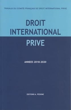Droit international privé : années 2018-2019, 2019-2020
