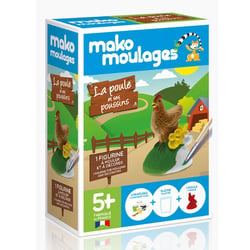 Kit créatif Mako Moulage - poule & poussins