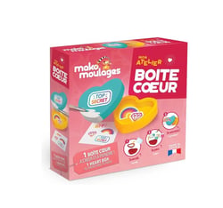 Kit créatif Mako Moulages - Atelier Boite Cœur