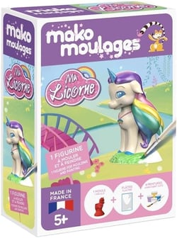 Ma licorne arc en ciel - Mako Moulages