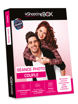 Coffret cadeau laShootingBOX - Séance photo en couple - 2 personnes
