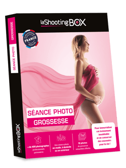 Coffret cadeau laShootingBOX - Séance photo grossesse - Jusqu'à 6 personnes