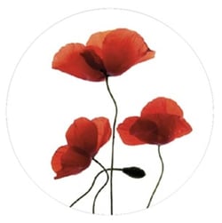 Support pour encens - Coquelicots