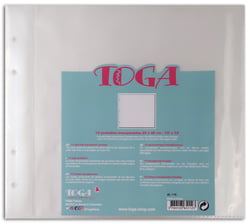 10 pochettes transparentes - 20x20 cm