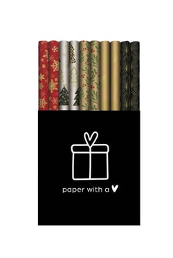 Rouleau de papier cadeau Global Gift - Noël