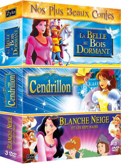 Coffret tri pack, vol. 2 : Cendrillon - la Belle au bois dormant - Blanche-Neige