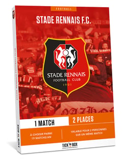Coffret cadeau Tick'nBox - Stade Rennais - 2 personnes 
