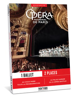 Coffret cadeau - Opéra de Paris - Ballet - 2 places