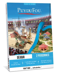 Coffret cadeau Tick'nBox - Puy du Fou Séjour classique - 2 adultes 
