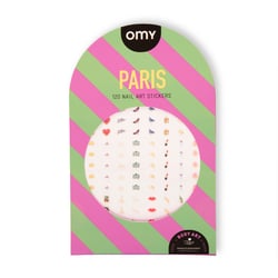 Planche de 120 stickers pour Nail Art - Paris