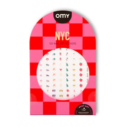 Planche de 120 stickers pour Nail Art - New York City