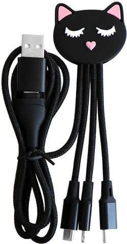 Câble de connection 3-en-1 Yello Koko - Chat - 1m
