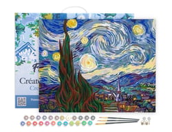 Peinture au numéro Figured'Art - Van Gogh nuit étoilée - 40 x 50 cm