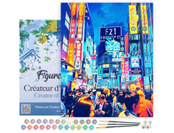 Peinture au numéro Figured'Art - Tokyo Shibuya - 40 x 50 cm