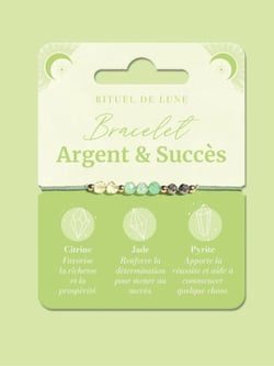 Bracelet Rituel de lune - Argent & Succès