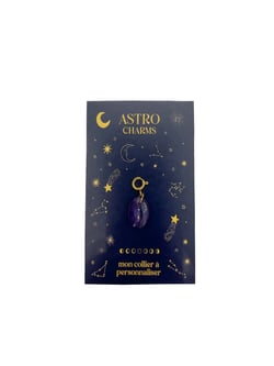 Charm astro Améthyste - Mon collier à personnaliser