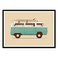 Affiche Blue Van - 50X70 cm