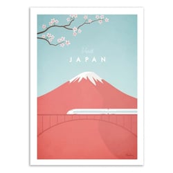 Affiche 50x70 rivers visit japan