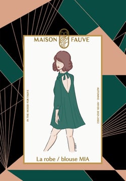 Patron - Robe/blouse Mia - Maison Fauve