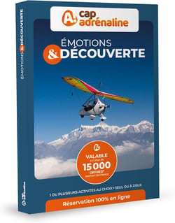 Coffret cadeau JungleGift - CapAdrenaline Émotion et Découverte