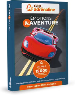 Coffret cadeau JungleGift - CapAdrenaline Émotion et Aventure