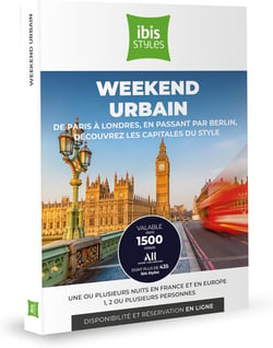 Coffret cadeau JungleGift - Ibis Styles weekend urbain