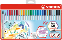BOITE METAL 25 PEN 68 BRUSH