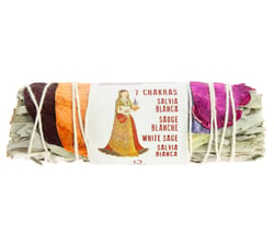 Bâton de sauge blanche - 7 chakras
